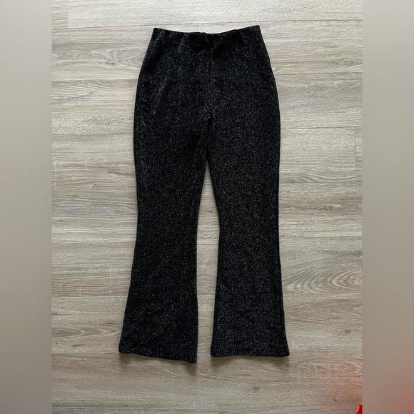 Urban Outfitters Women’s High-Rise Glitter Flare Trousers - Size Small - Picture 3 of 8